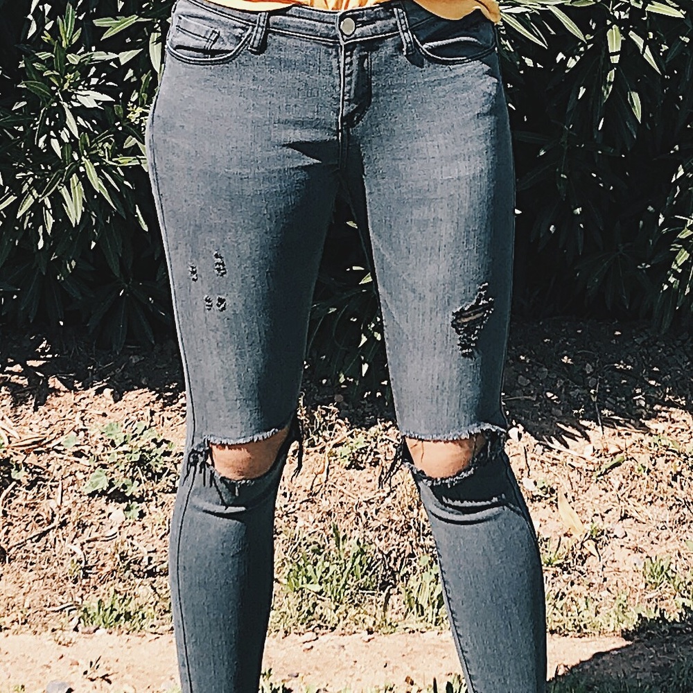 Ripped Black Jeans